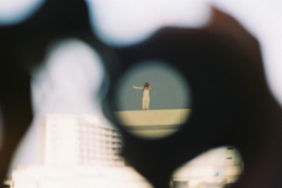 Performances # 02 out of area...closing the distance, 2006,Installation / Performance als Bild,Nagoya / Japan