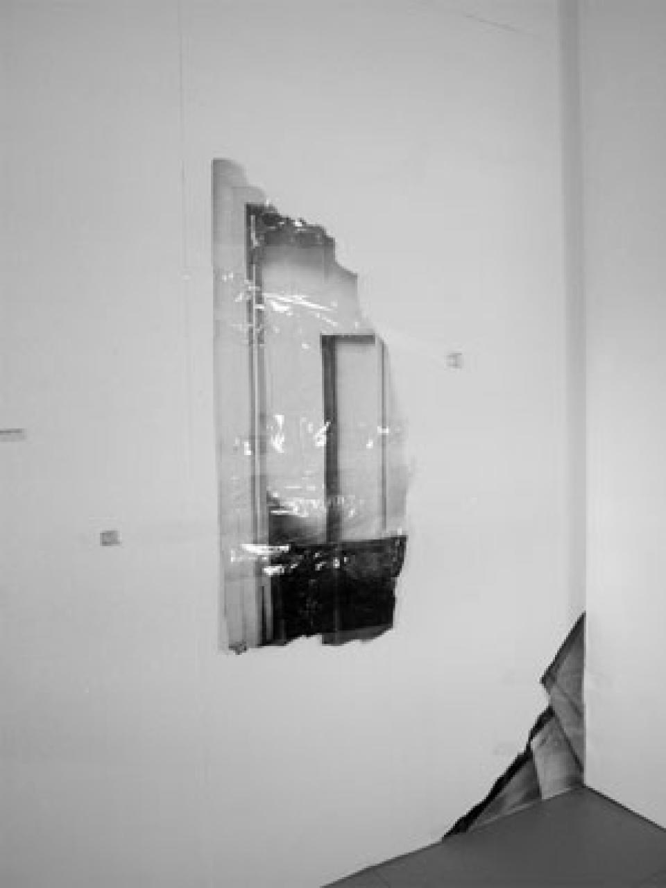 zelle und welt n°_0 03, 2010,Laserprint, Klebeband