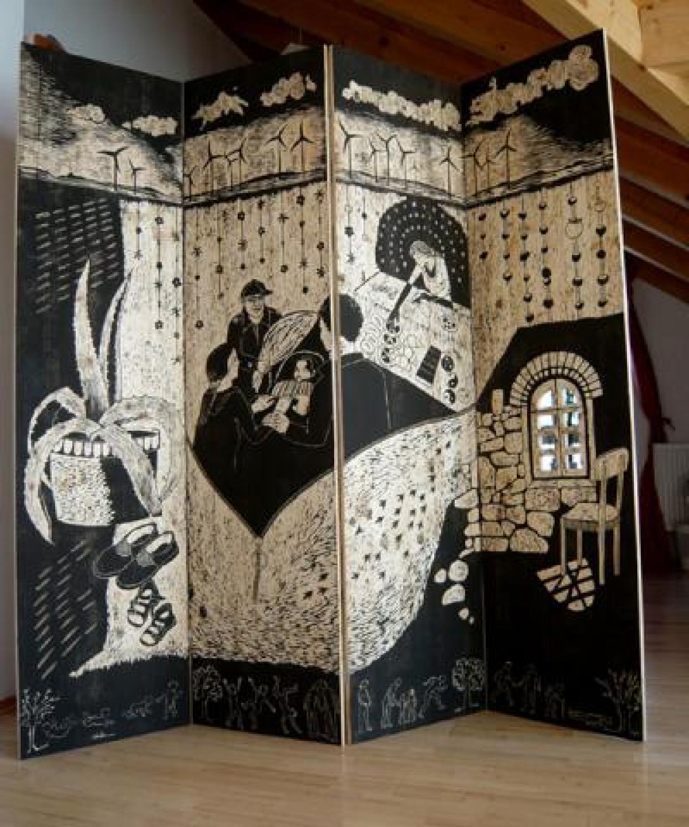 Susanne Hanus 09.11.17 II. Paravent1ganz 2