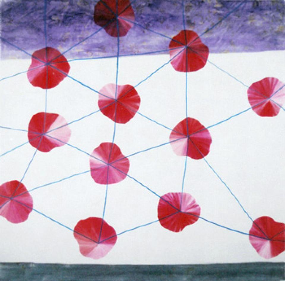 2006  Bilder  # 01 Sen, 2006,Acryl auf Leinwand,100 x 100 cm