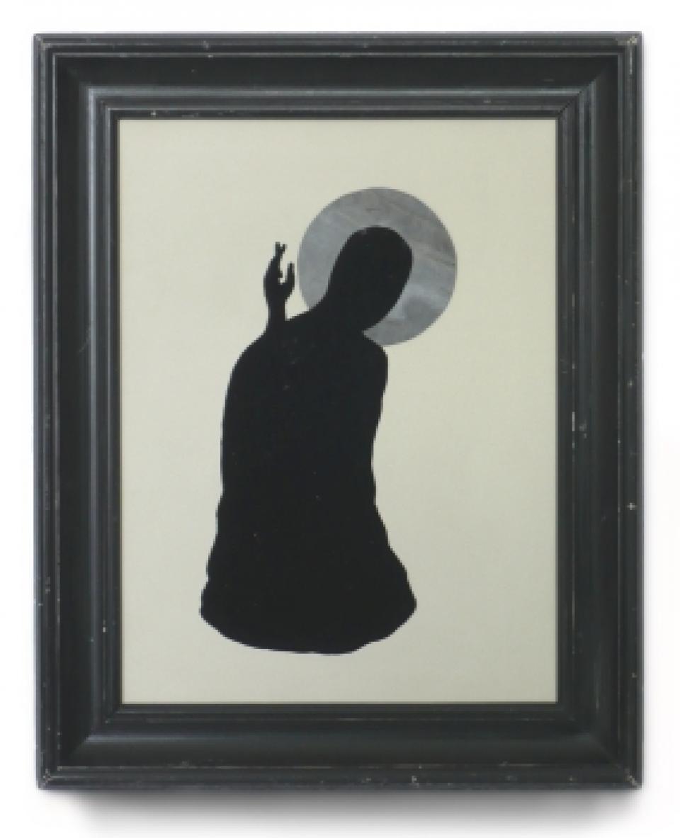  Gloria I/III, 2008,lacquer, lead on hardboard, frame,62 x 50 cm