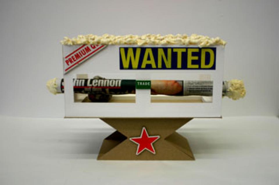 03 // Arbeiten 2008 # 06  Kiosk/Modell (detail)