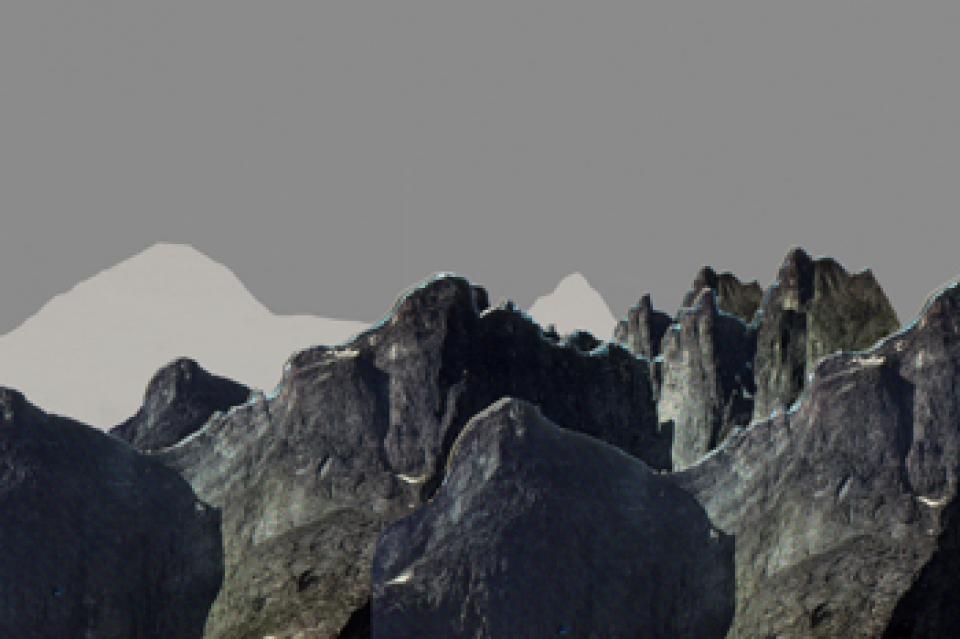 Ansichten # 03, 2007,Video (3d Animation, 3'12") / Still # 03,Postkartenedition