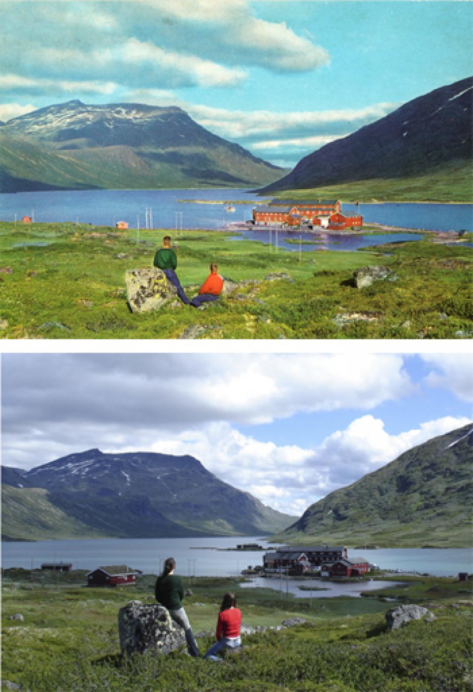 Stationen # 01, 2007,Konzeptarbeit /  Photoreihe / Norwegen,12 Postkarten, 12 Photos, jeweils 10cm x 15cm, Texte