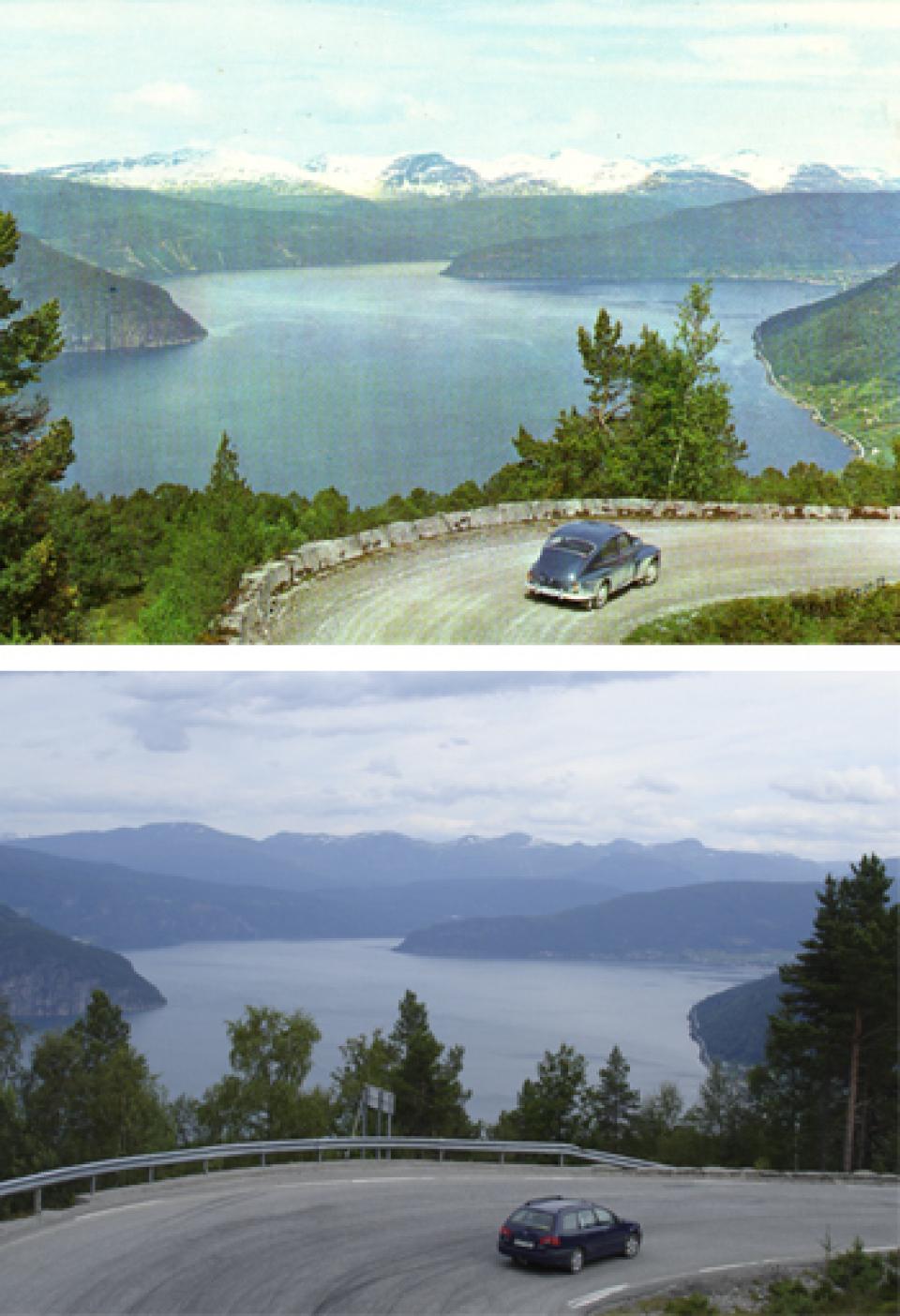 Stationen # 04, 2007,Konzeptarbeit /  Photoreihe / Norwegen,12 Postkarten, 12 Photos, jeweils 10cm x 15cm, Texte