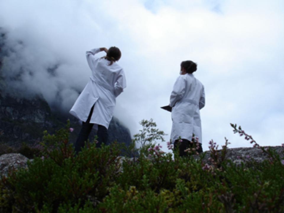 Vermessung # 05, 2007,Performance / Norwegen,Photoserie