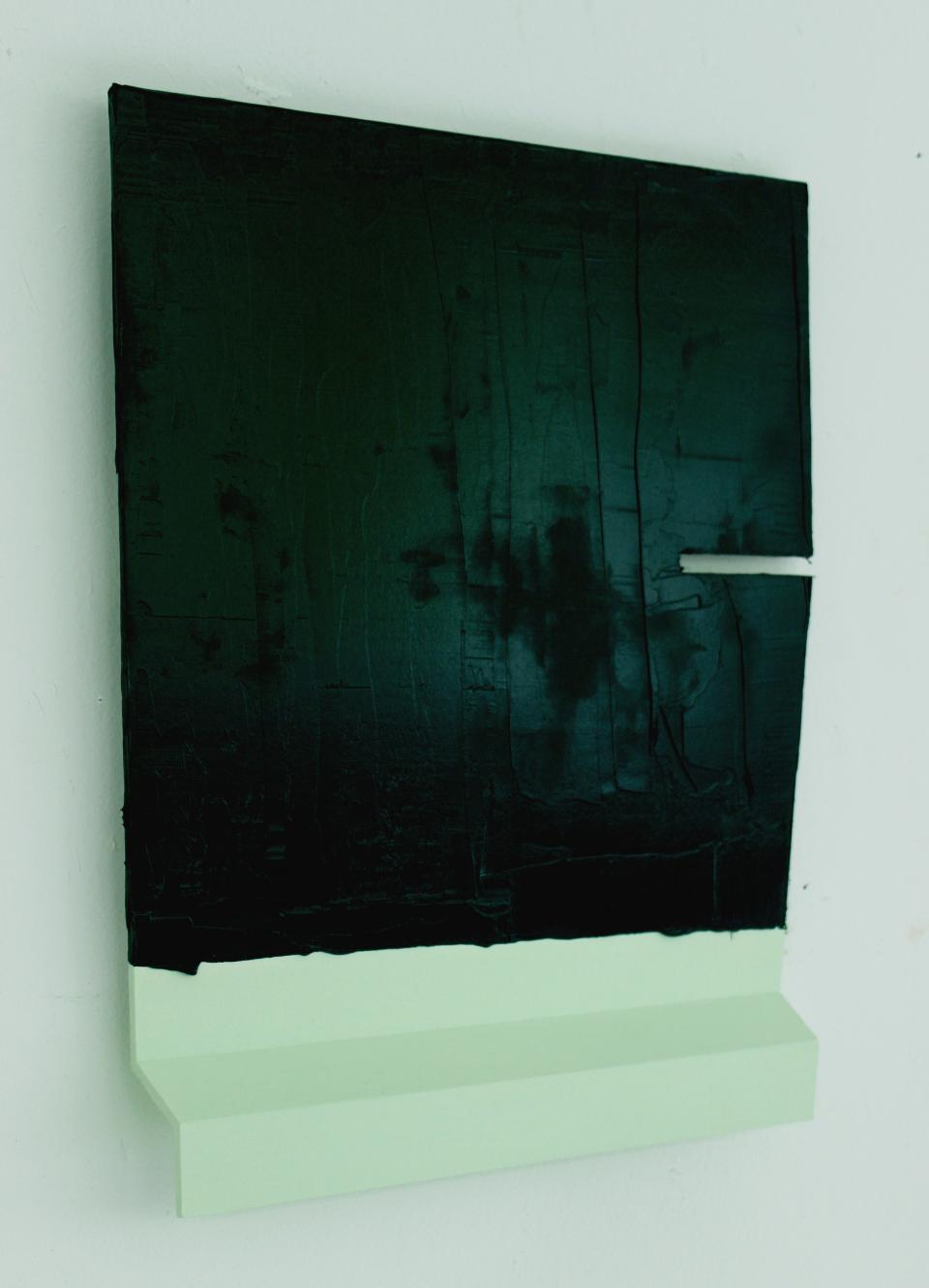 ohne Titel, 2014,Öl auf MDF
