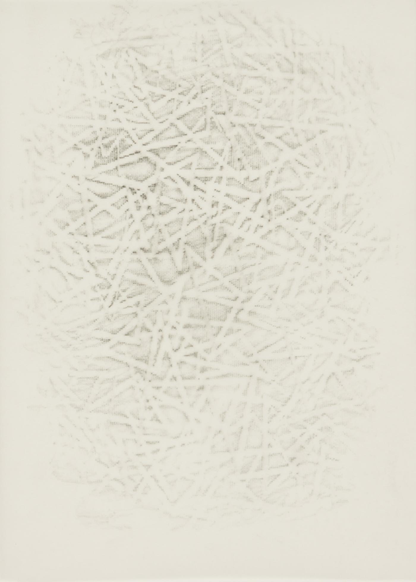 Anna Bart OT 25x175cm Bleistiftfrottage auf Architekturpapier 2014 4