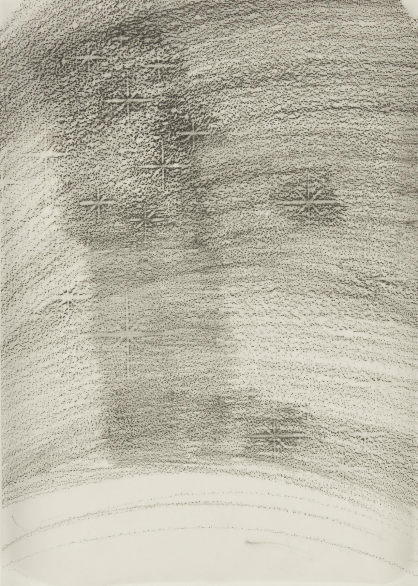 Anna Bart OT 25x175cm Bleistiftfrottage auf Architekturpapier 2014 5