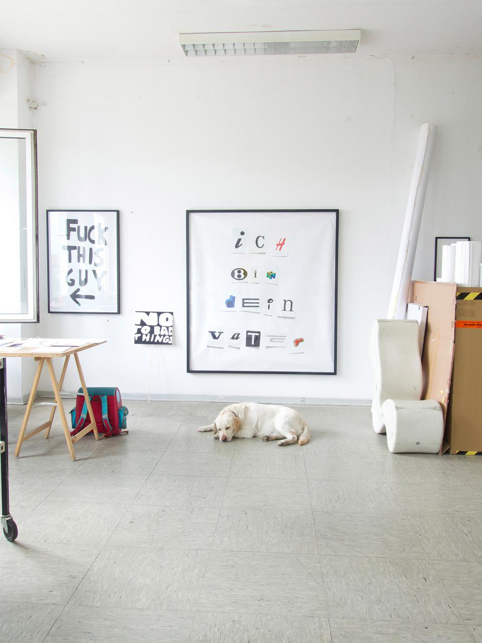 Ich bin dein Vater, 2017,Öl auf Papier,155 x 143 cm