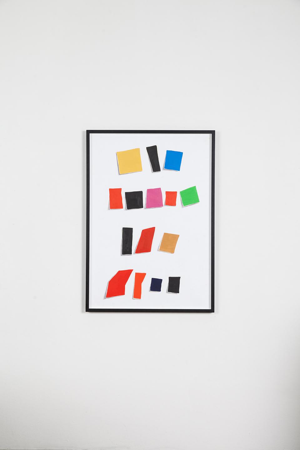 Wir haben ihr Kind, 2017,Öl auf Papier,100 x 70 cm