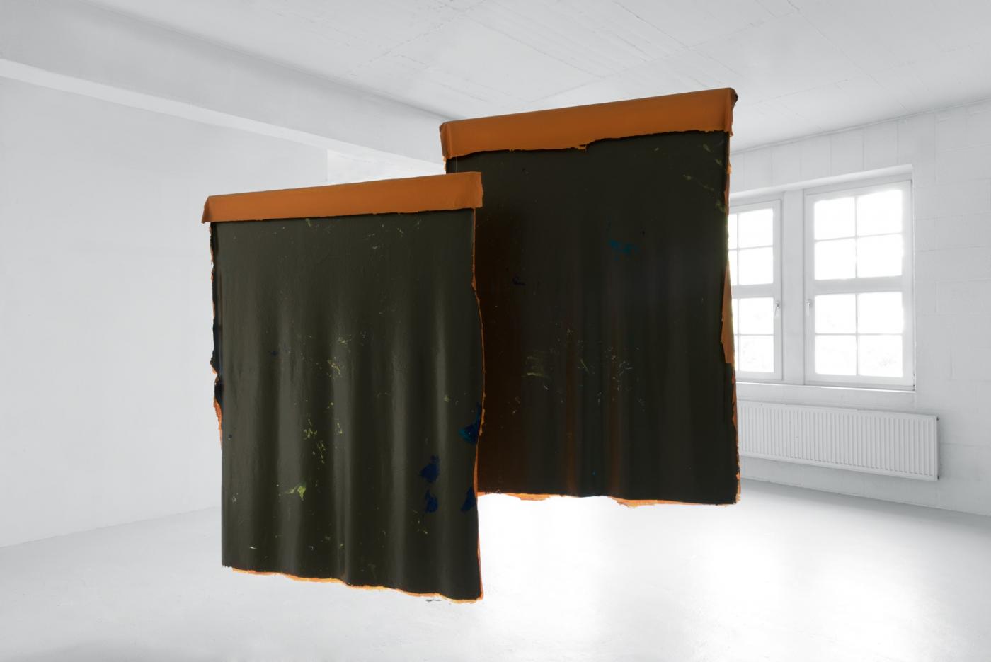 o.T.190816o.T.1808162016AcrylfarbeRundholzNylonschnur 186x151cm187x150cm