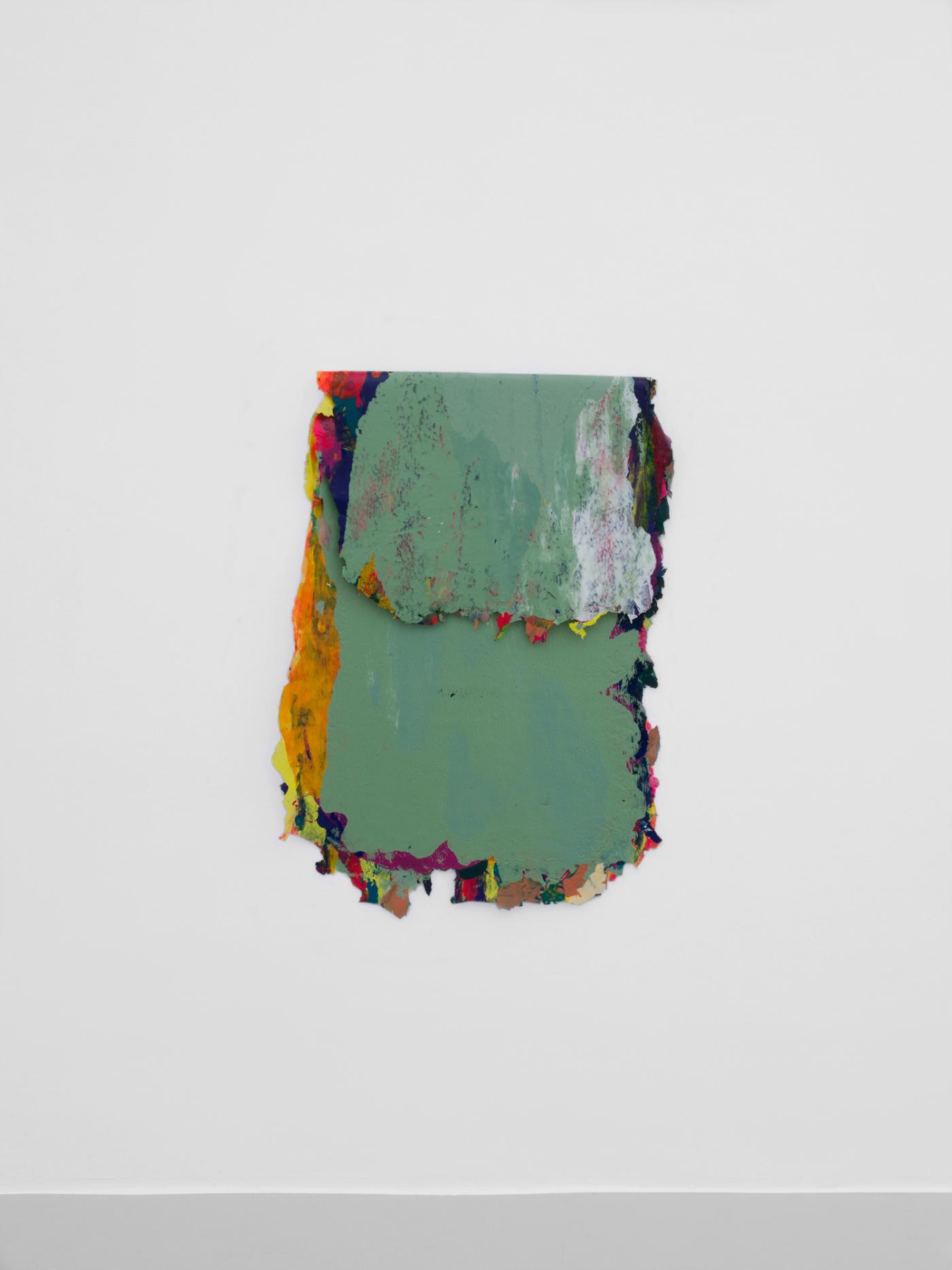 o.T.271015AcrylfarbeRundholz119x88cmpic.Rahel Pasztor