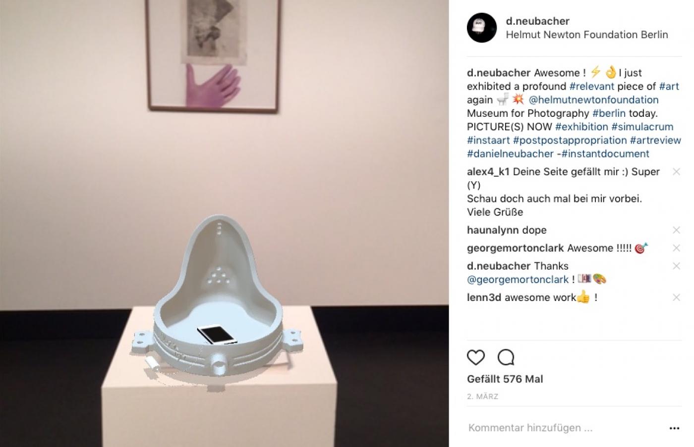 Art Review 2017 Screenshot Instagram