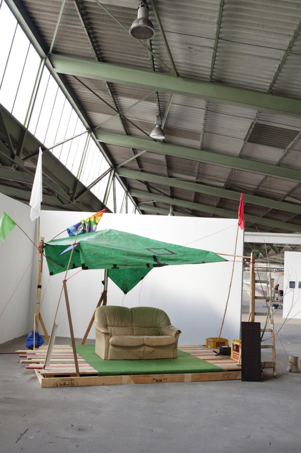 Couch exhibition view, 2011