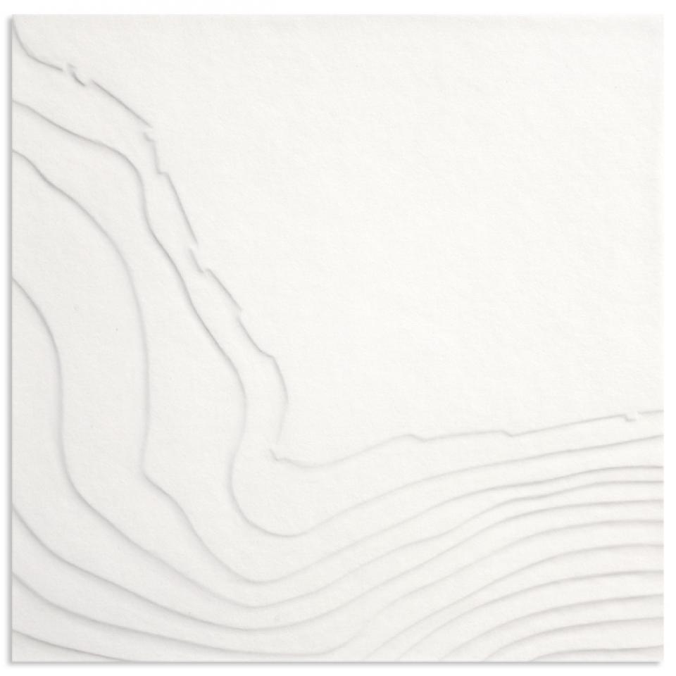 ohne Titel, 2014,geschichtetes Papier auf Holz,288 x 288 cm 