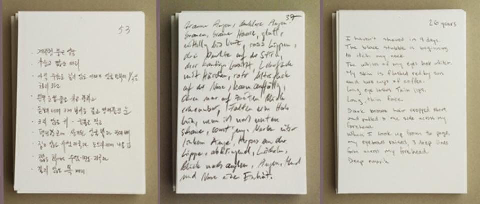  Projekte 2010-2011 # 03 // Portrait Made by Hand , 2010