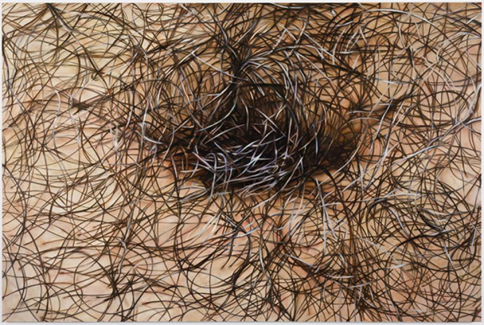 01 // Blow Up 02 // Ohne Titel (BN I), 2009/10,Öl und Acryl auf Nessel,200 x 300 cm