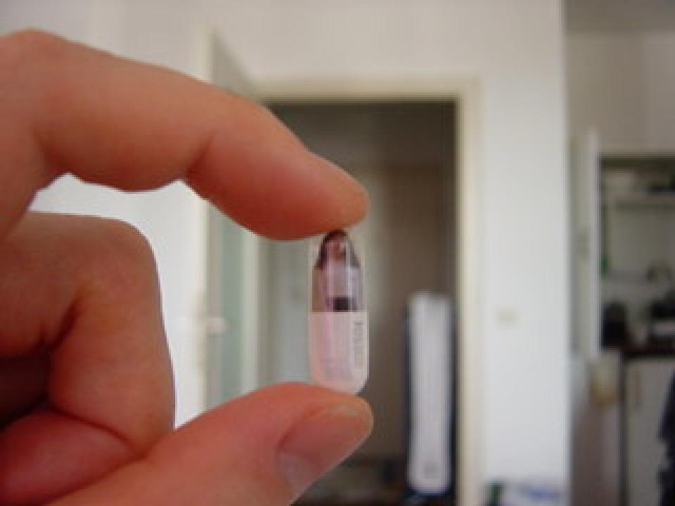 übrigens.... kann man Menschen helfen? 2, 2006,Fotos, Acryl, Ton, Papier,163 x 85 x 150 cm