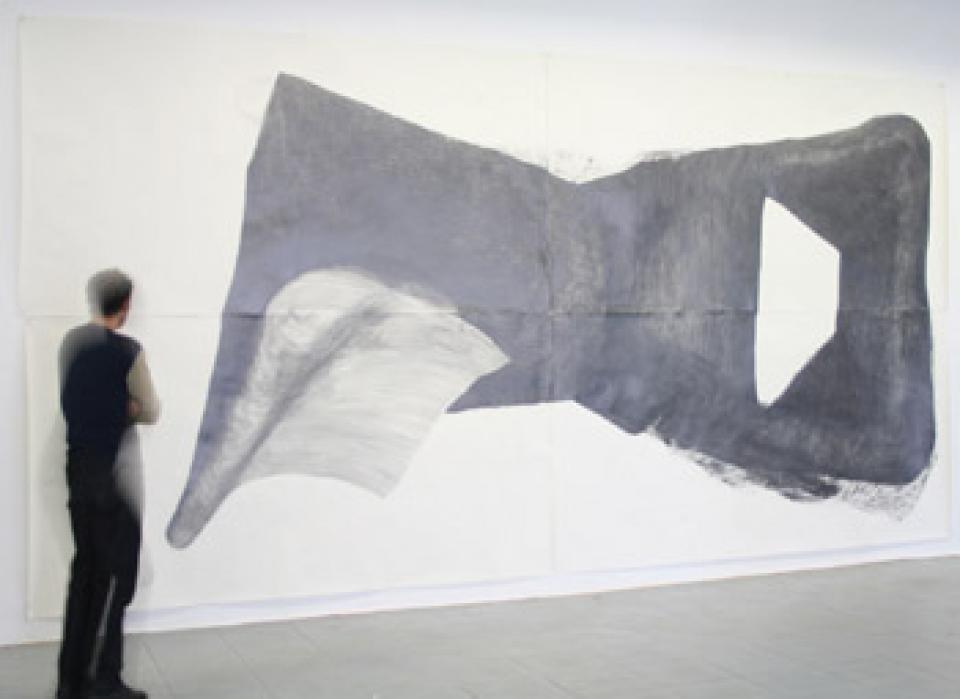  Zeichnungen Fliegende Insel, 2005,Bleistift auf Papier,314 x 600 cm