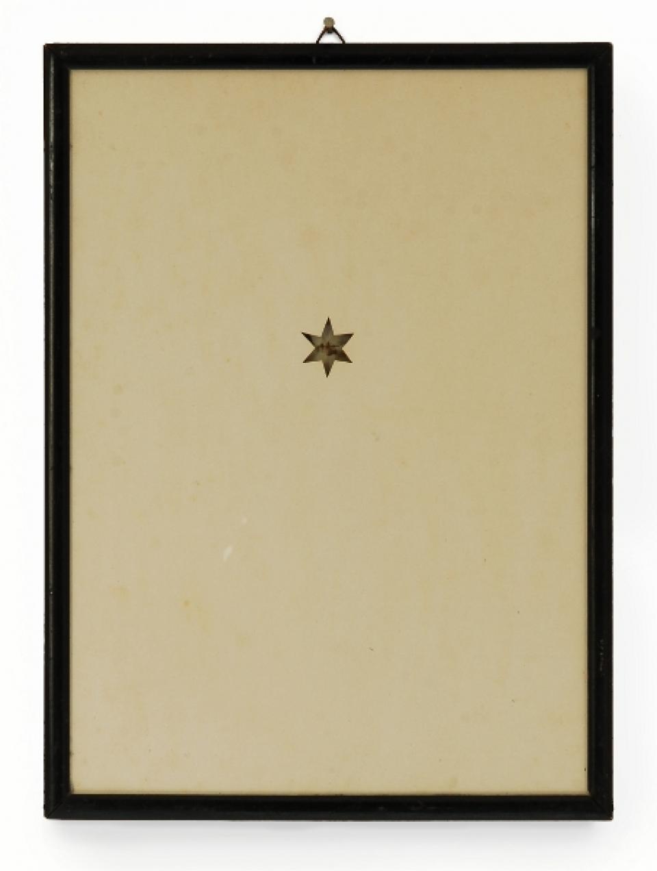 Stern, 2010,carton, photography, glass, frames,35 x 26 cm