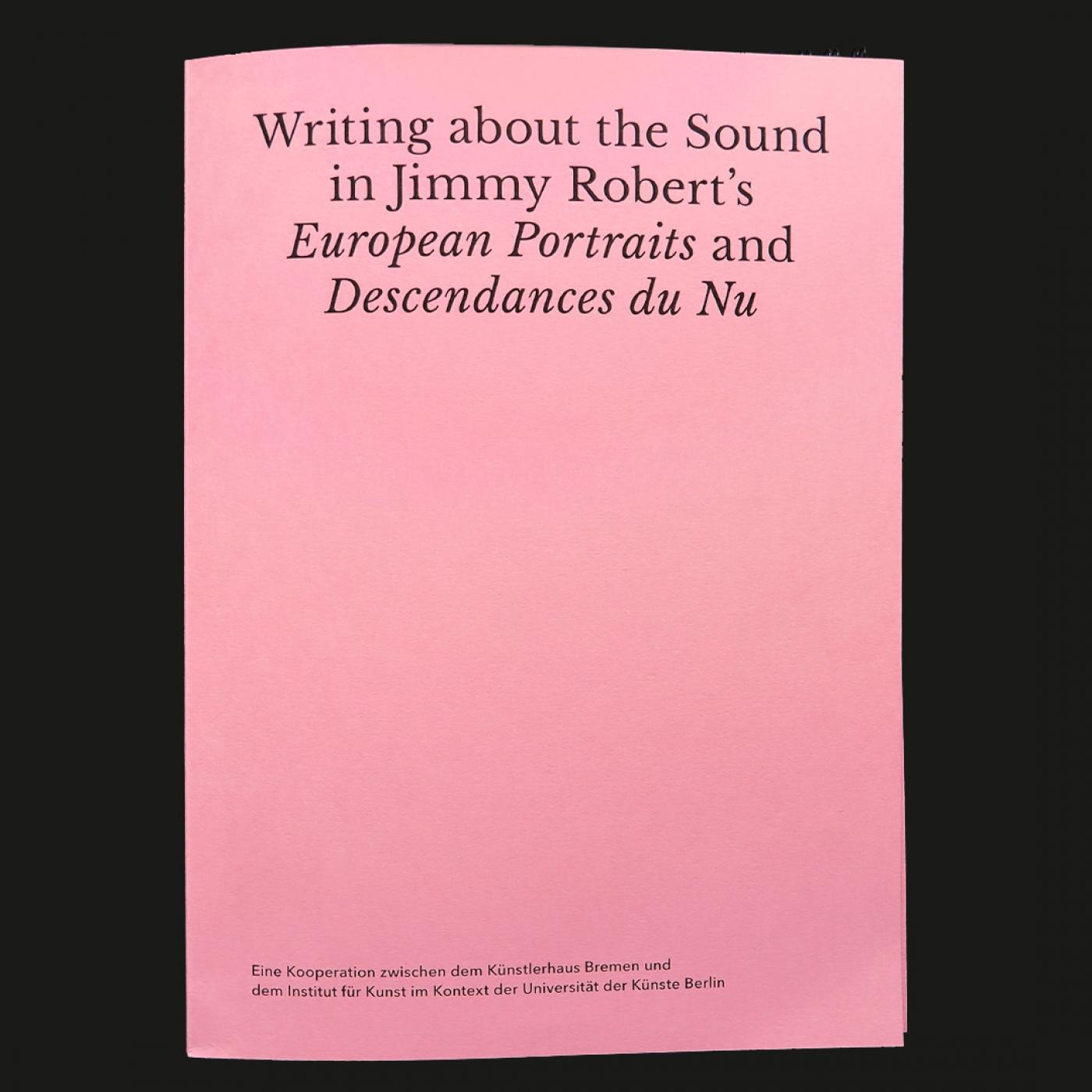 Robert WritingAboutSoundPublikation 01